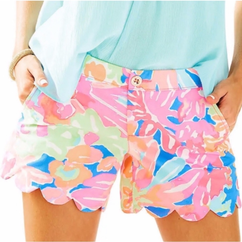 Lilly Pulitzer Playa Hirmosa Buttercup Shorts size 00